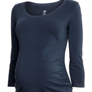 H&M Mama Maternity Top 3/4 Sleeve T-Shirt size M